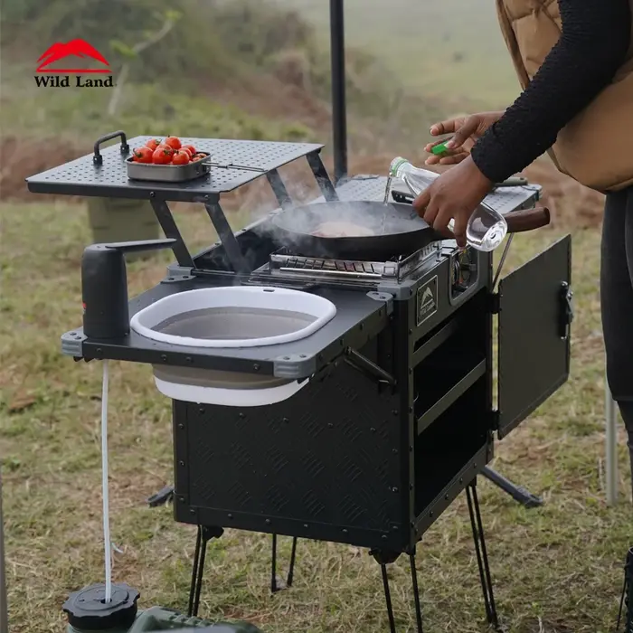 Ensemble de cuisine de Camping en plein air