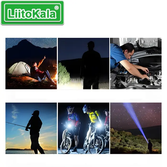 Lampe de poche Ultra lumineuse LF-X725 21700 3500mAh batterie éclairage 1500LM 20W portée 500m