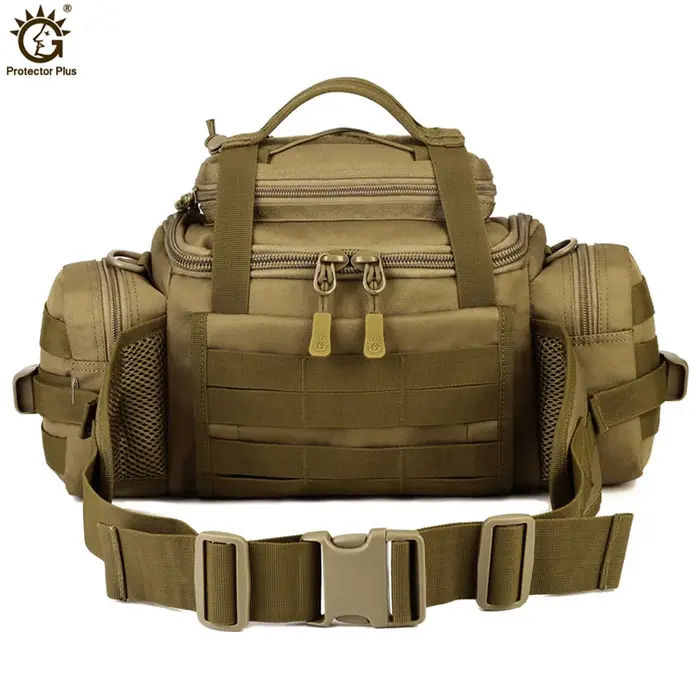 Sac de taille tactique en Nylon pour hommes, bouteille d'eau de randonnée, pochette pour téléphone,