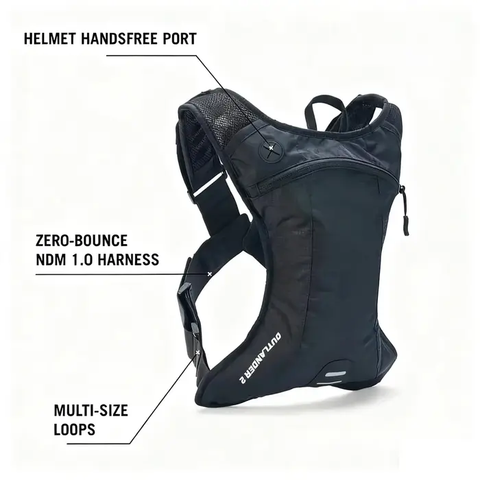Sac d'hydratation pour moto