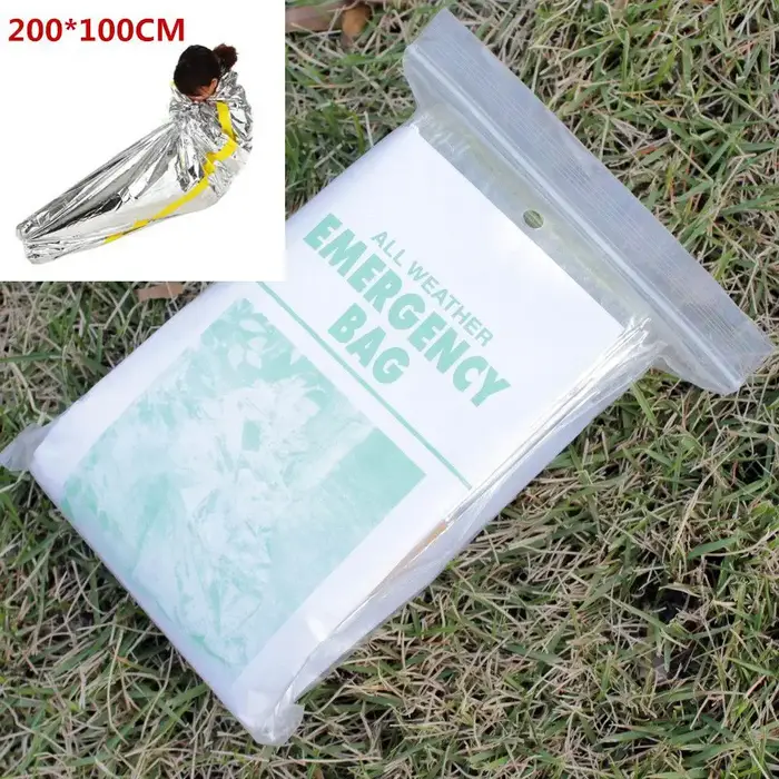 Sac de couchage de survie d'urgence étanche portable