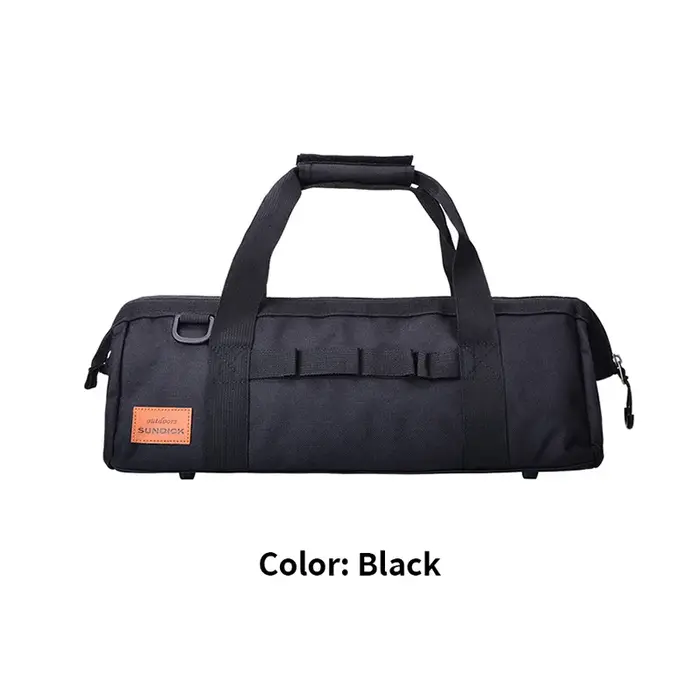 Sac de rangement pour outils de camping, trousse à outils grande capacité, peut être accroché avec une mousquetelle, avec anse de suspension, cinq couleurs au choix