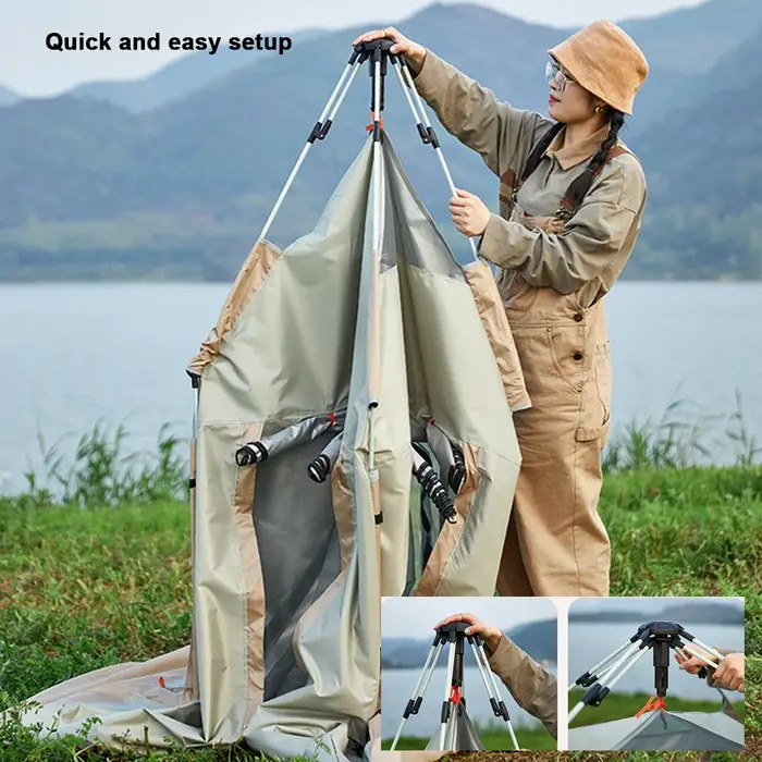 Tente de camping étanche à la pluie à ouverture rapide automatique