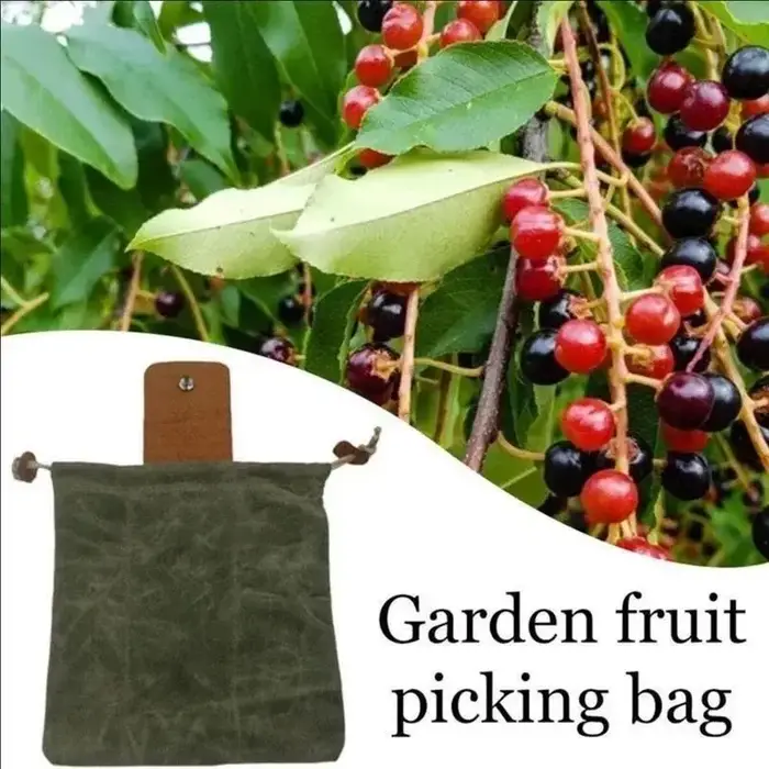 Sac de Forage en Toile Bushcraft Pliable en Cuir PU