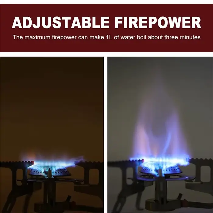 Réchaud à gaz de Camping Portable et pliable