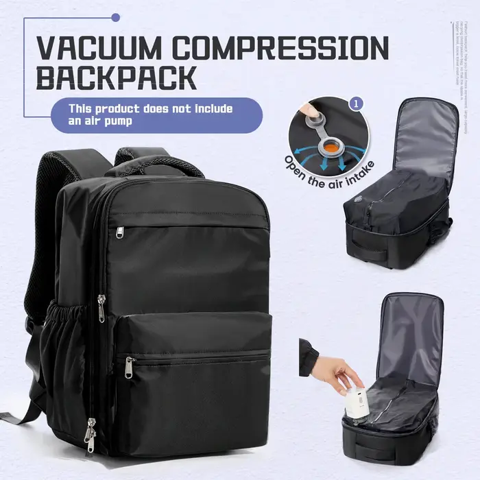 Sac à dos de compression sous vide pour homme