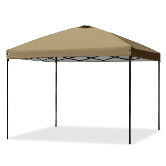 Tente Pop-Up 10x10 pour l'extérieur, abri commercial portable instantané et robuste avec revêtement 