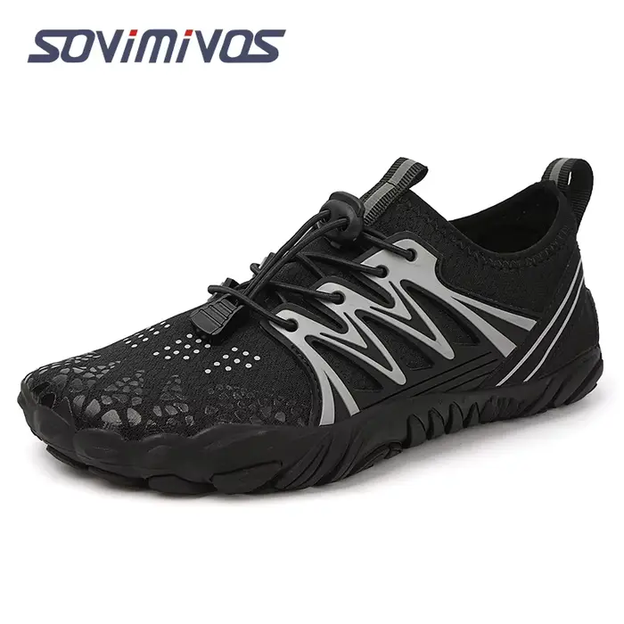 Chaussures de course aux pieds nus pour hommes et femmes, chaussures d'entraînement croisées, basket