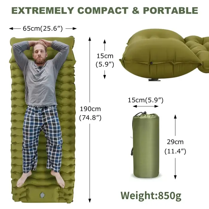 Tapis de Camping gonflable