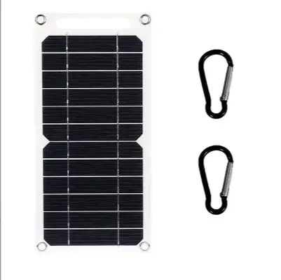 Panneau solaire portable étanche 35W 5V avec USB pour la randonnée en plein air, le camping, la char