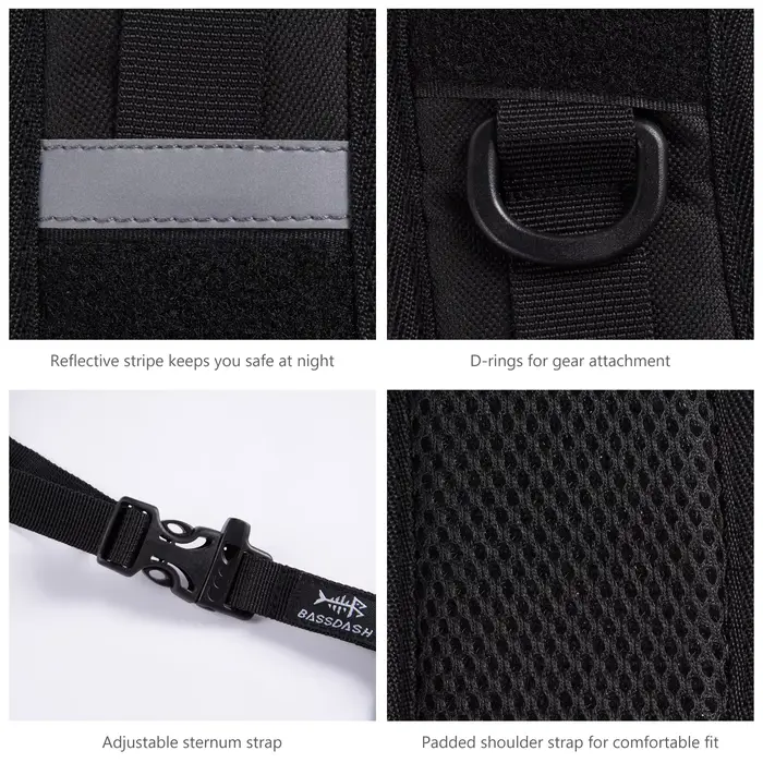 Bassdash Sac À Dos Sangles De Remplacement Réglable Rembourré Bandoulière pour Sac À Dos Sac Sec
