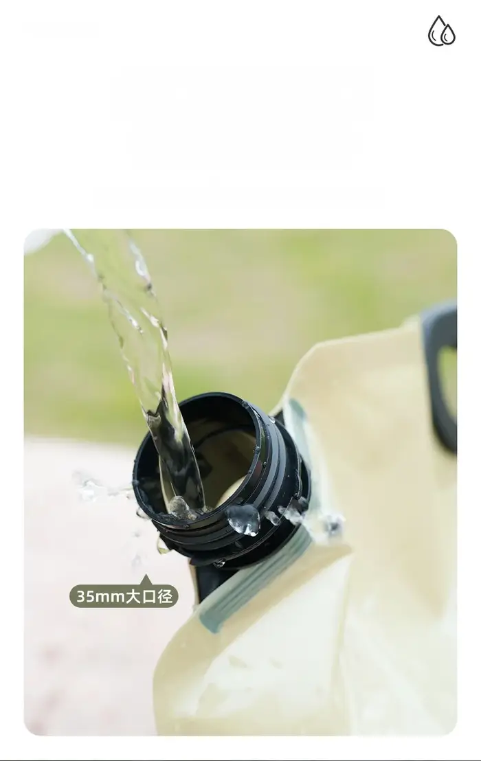 Sac d'eau d'extérieur de grande capacité 8L