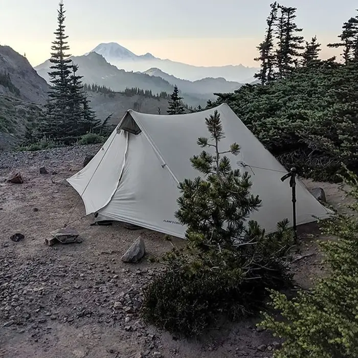 2 3F UL GEAR 2 personnes 1 personne en plein air ultra-léger tente de Camping 3 saisons 4
