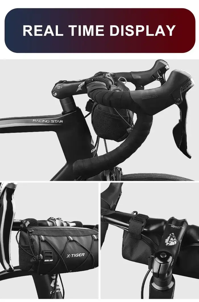 X-TIGER Vélo Sac Portable Guidon Multi-usages Grande Capacité Sac À Dos VTT