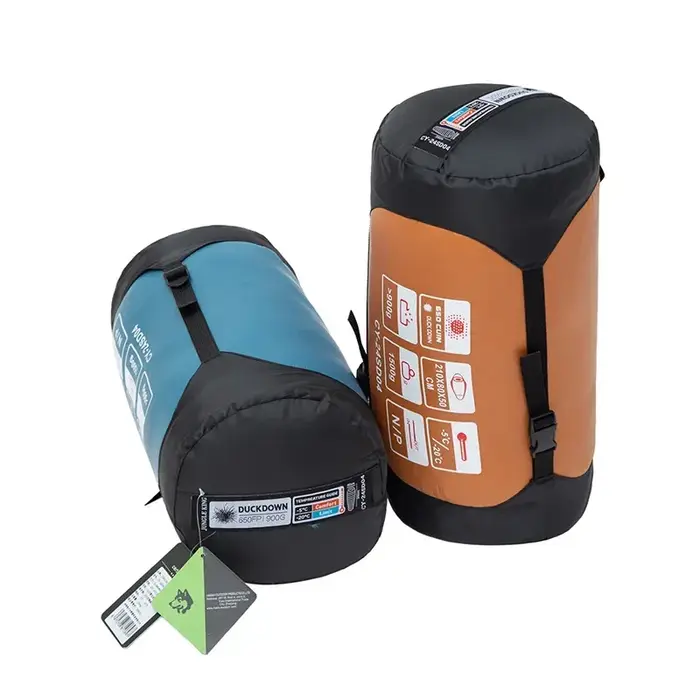 JUNGLE KING hiver vers le bas sac de couchage adulte momie Style chaud trois saisons canard vers le