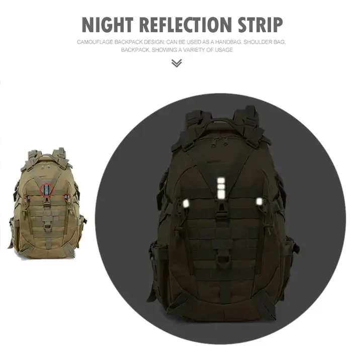 Sac à dos camouflage Molle pour homme