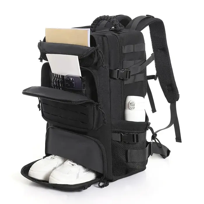 Grand sac à dos de voyage avec système modulaire