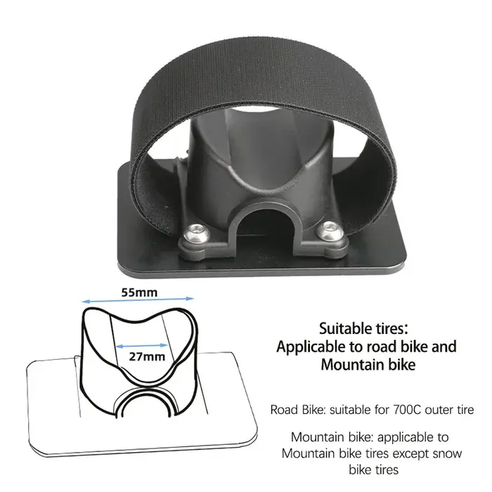 Support de fourche avant de vélo T1 Electrolux pour voiture