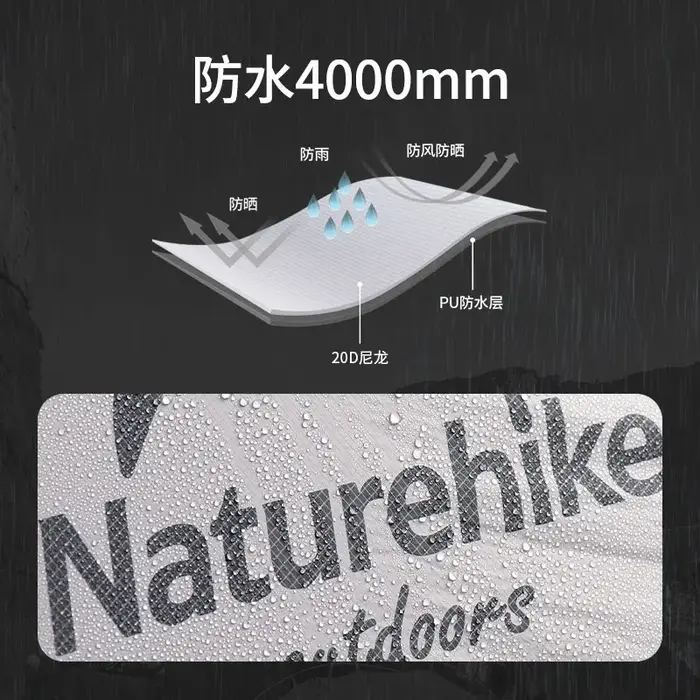 Naturehike Mongar 2 tentes homme tente de camping extérieure professionnelle
