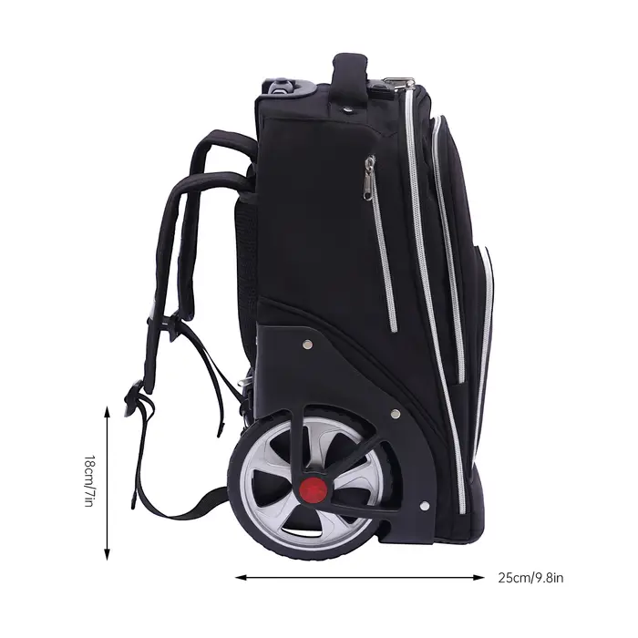 NOUVEAU Sac à dos trolley 45L, idéal comme bagage à main avec roulettes, multifonctionnel, adapté au