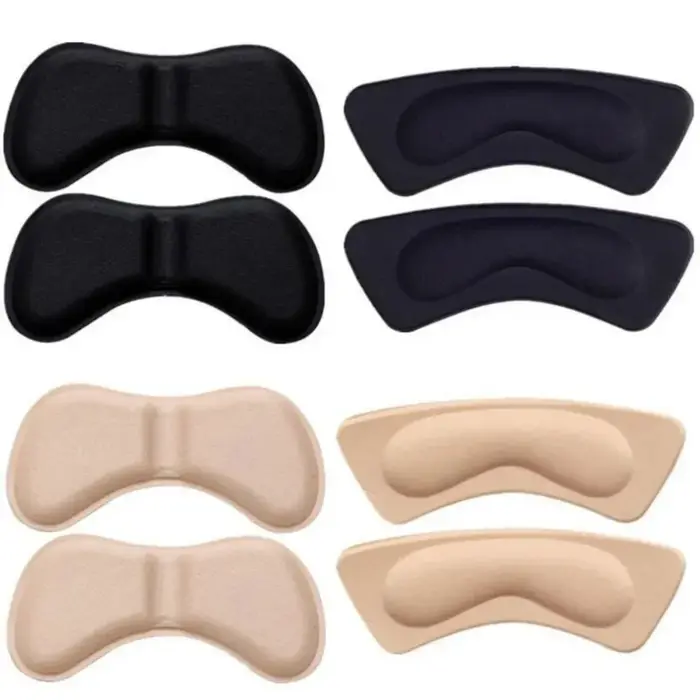 4 paires de patchs adhésifs pour talons, coussinets anti-douleur et anti-frottement, protection des 