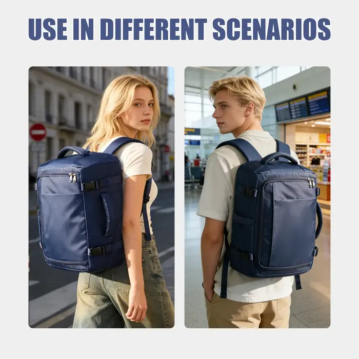 Sac pour homme, sac à dos élégant Ryanair 40x30x20, léger pour les trajets quotidiens, sac fonctionnel décontracté, bagage à main, valise
