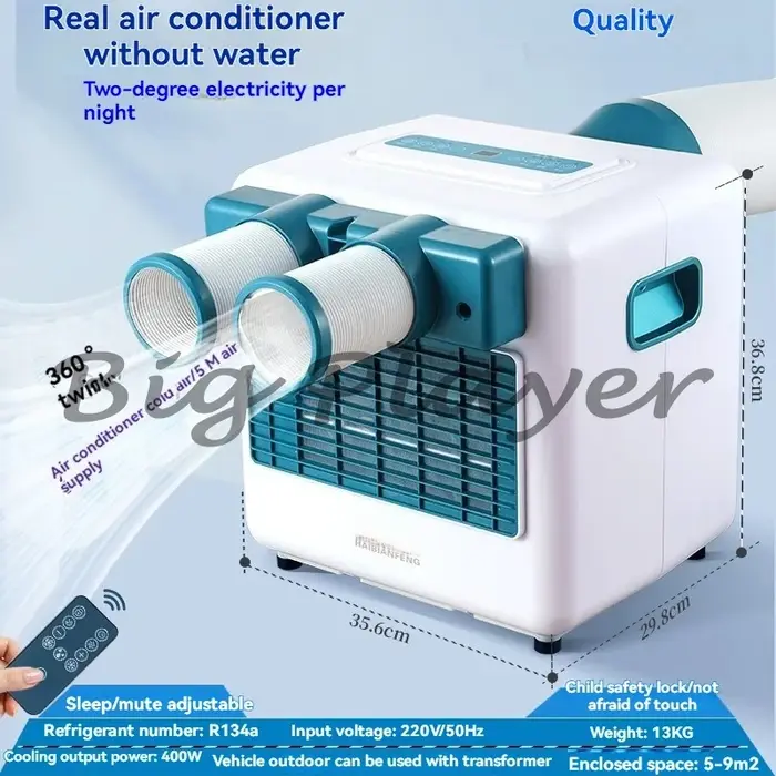 1 Climatiseur portable d'extérieur pour camping