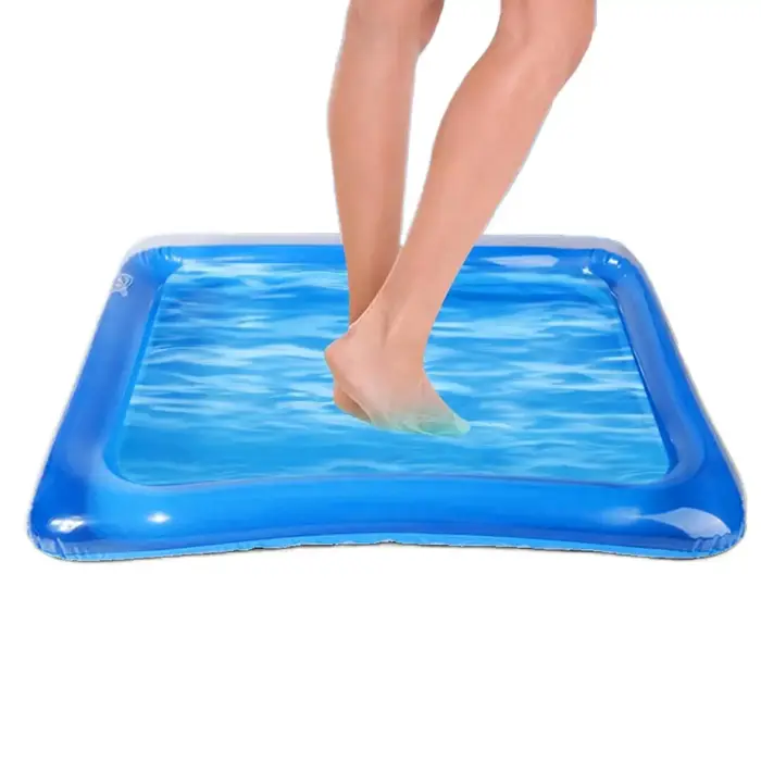Bassin de rinçage des pieds gonflable portable pour entrée de piscine