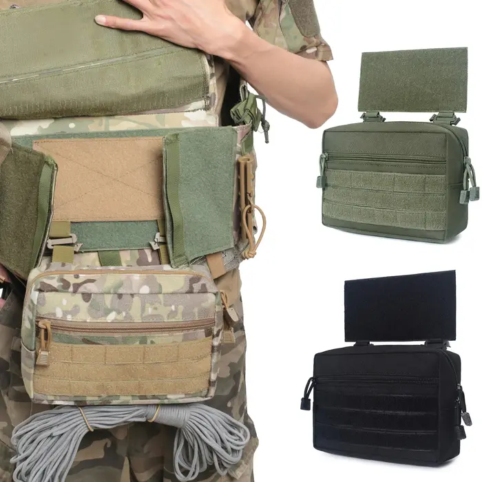 Pochette EDC Molle pour Sports de Plein Air, Organisateur de Poche D3, Accessoires pour Gilet MK3, Sac à Outils Multi-Usages, Sac EDC