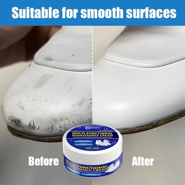 Crème Restauratrice pour Chaussures Blanches