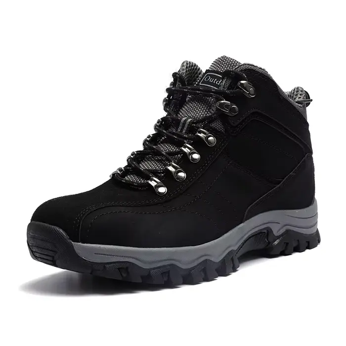 HIKEUP bottes de neige en daim bottes de Trekking en plein air escalade touriste Camping baskets cha