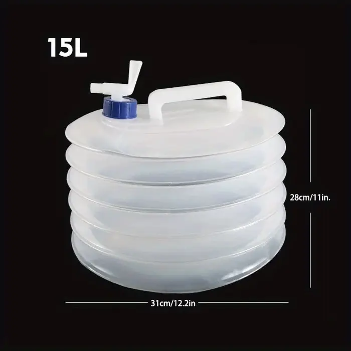 5 / 10 / 15l portable seau pliant réserve d'eau d'urgence réservoir pliable Camping extérieur randonnée voiture rétracta