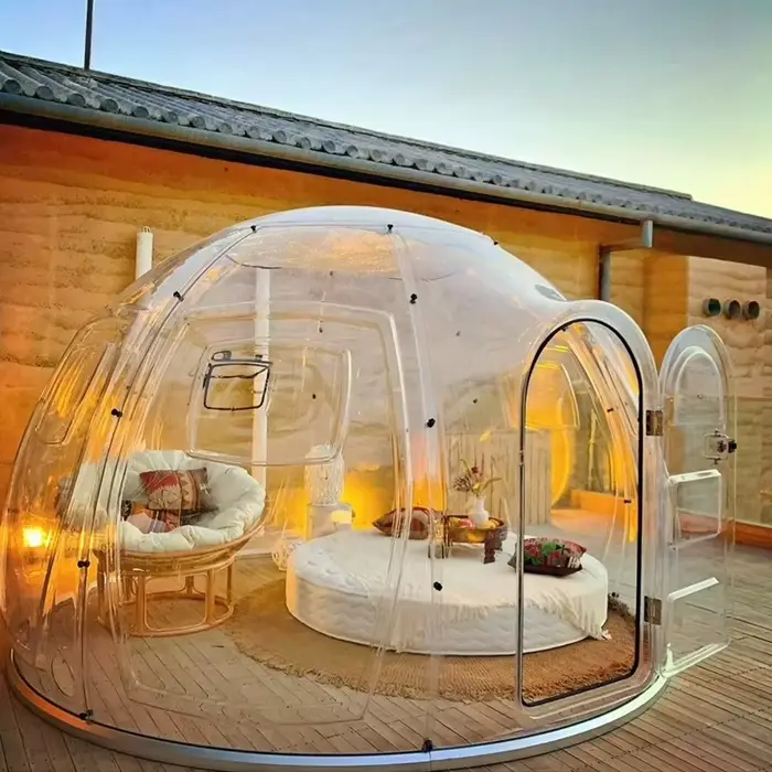 Dôme en verre pour hôtel