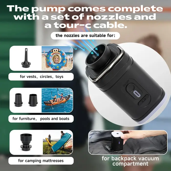 Sac à dos de compression sous vide Tigernu pour hommes et femmes
