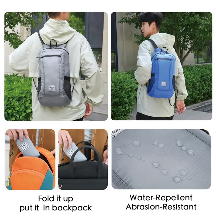 1 sac à dos pliable pour voyage