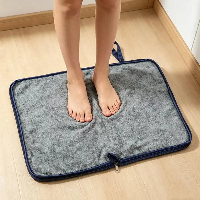 Sac de plage compact avec fermeture éclair
