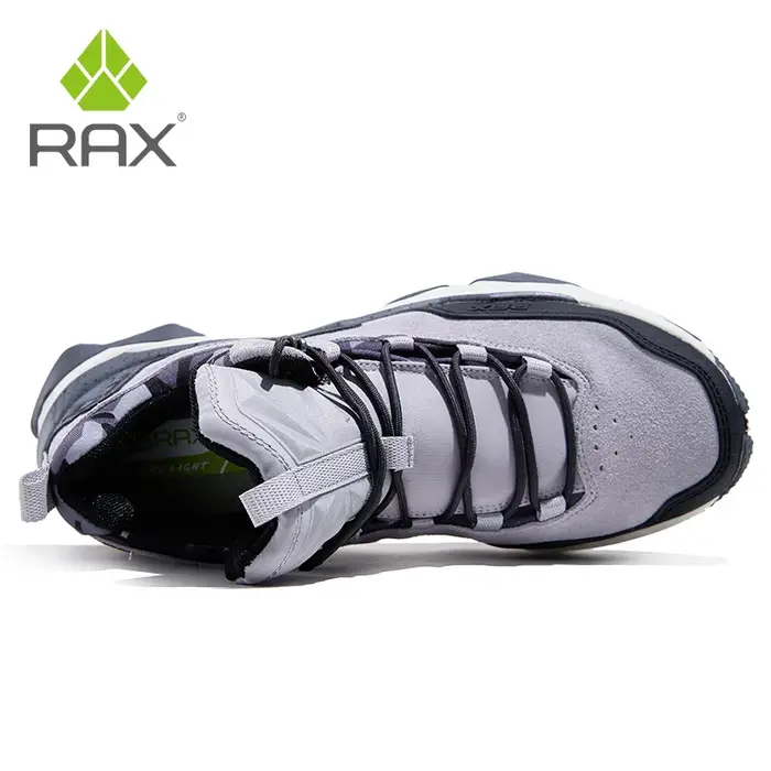 Rax-Chaussures de Randonnée en Cuir pour Homme