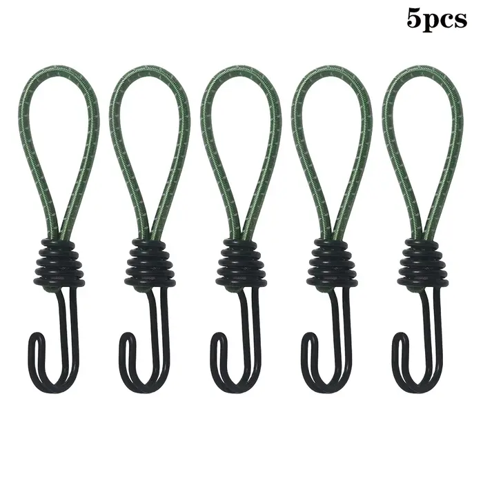 5/10 pièces tente corde élastique cordon crochet polyvalent Camping en plein air auvent bâche tente