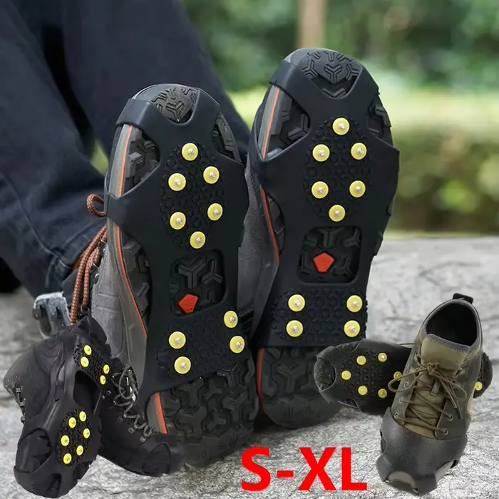 Couvre-chaussures à griffes de neige en plein air pour hommes et femmes