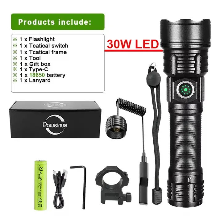 10000LM lampe de poche LED