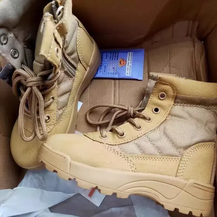 Bottes de randonnée militaires en plein air pour enfants et adultes, chaussures de sport, bottes d'e