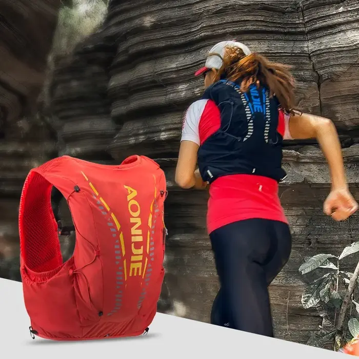 AONIJIE – sac à dos d'hydratation Orange 12l