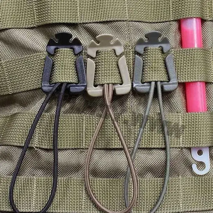 1/2/5 pièces Mousquetons à boucle pour sac à dos