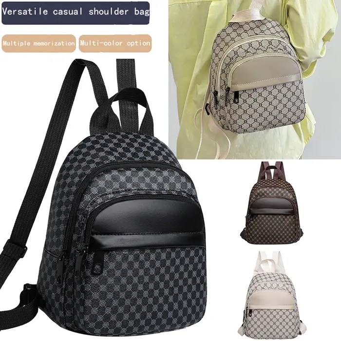 Sac à dos mini élégant à motifs multicolores