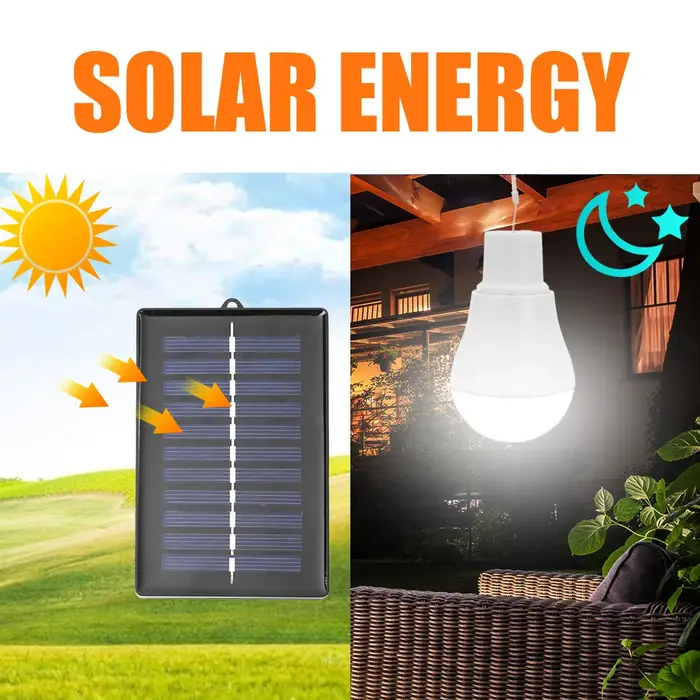 Lampe d'extérieur à énergie solaire portable