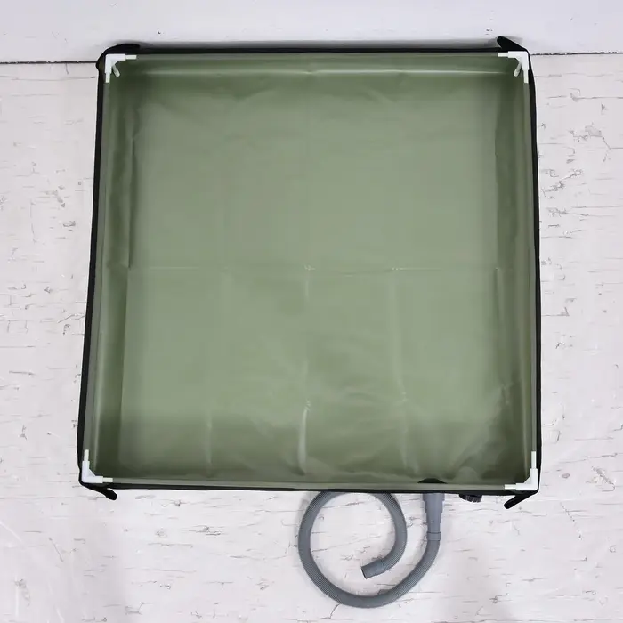 Base de douche pliable pour tente de camping