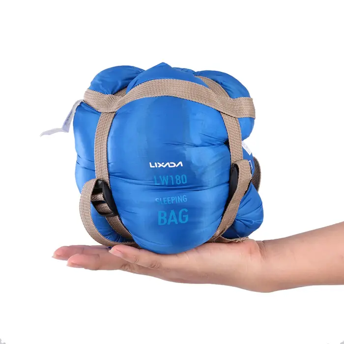 LIXADA 190*75 cm enveloppe sac de couchage adulte Camping en plein air Mini marche plage sacs de cou