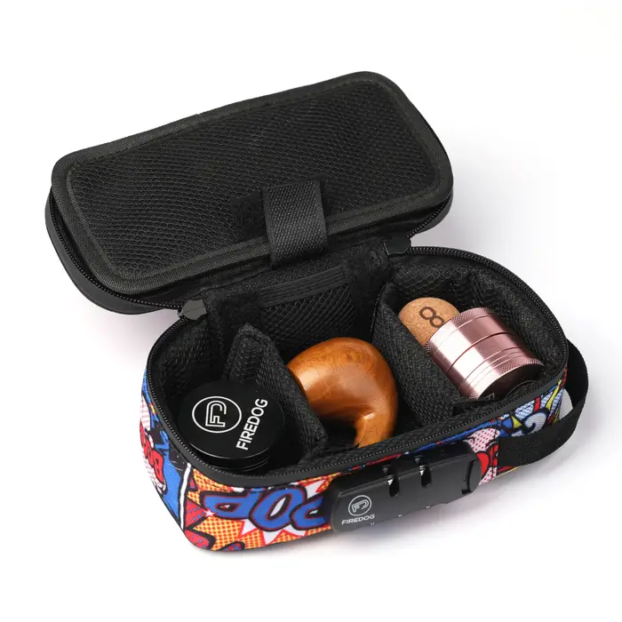 Sac anti-odeur FIREDOG avec étui de rangement d'odeur à serrure à combinaison