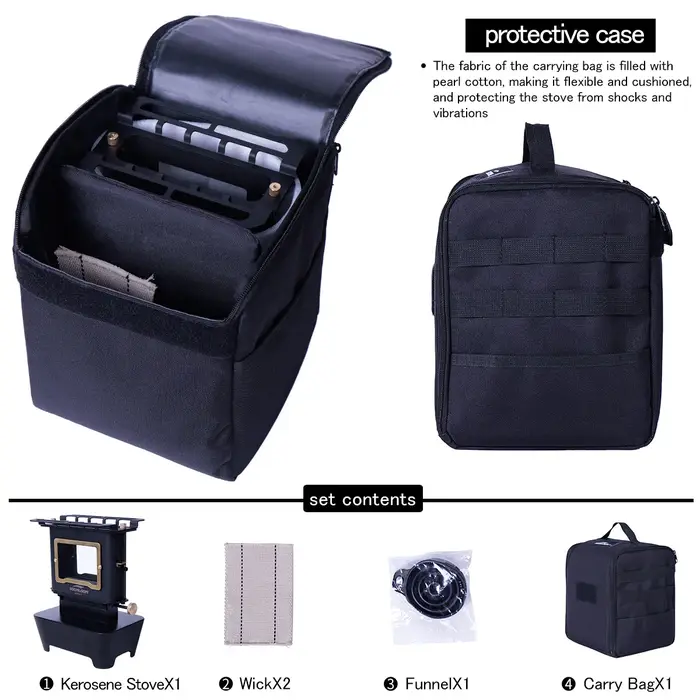 Soomloom rétro firedance huile lampe poêle multi-usages en plein air Portable Camping lanterne émotion lumières brûleur