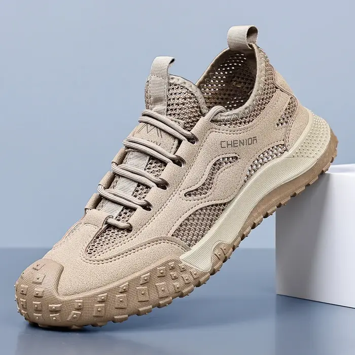 Oulylan Chaussures de randonnée et d'escalade respirantes en maille ajourée pour hommes